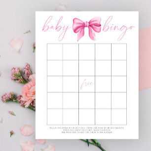 Vattenskärning rosa Baby Bingo-spel
