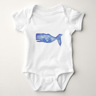 Vattenskärning Whale baby kläder T Shirt