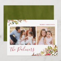 Vattenskärtad julgransfamilj Namnteckning