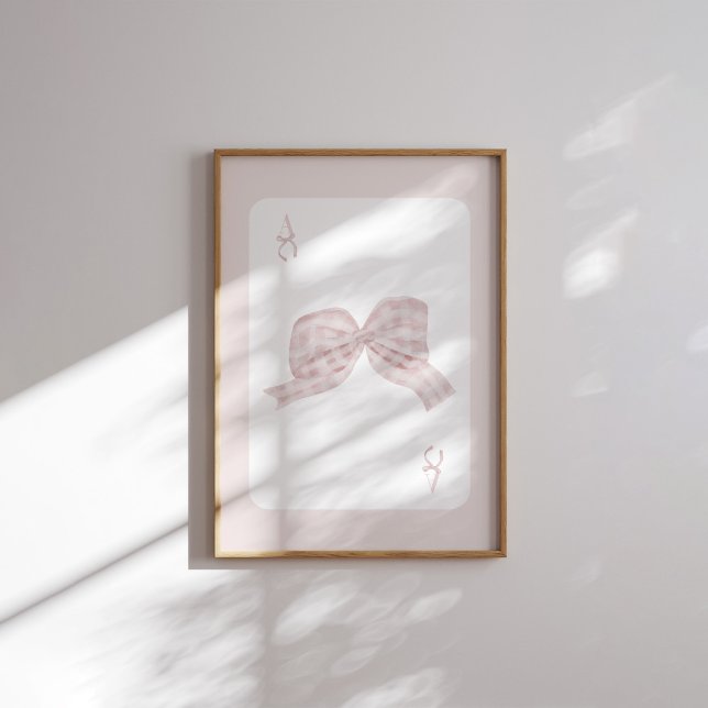 Vattenskärtans rosa Ace of Spades card poster (Skapare uppladdad)