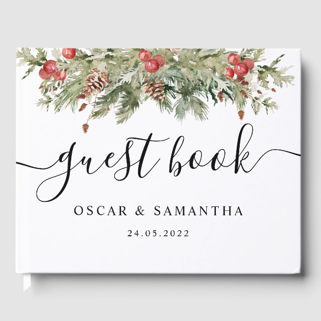 Vattenskärtaren Grönt Gräs Träd & Gräs Cone Gästböcker (Framsida)