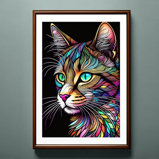 Vattenskärtat glas, Stil Cat 2:3 Poster (Skapare uppladdad)