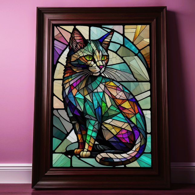 Vattenskärtat glas, Stil Cat 2:3 Poster (Skapare uppladdad)