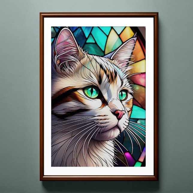 Vattenskärtat glas, Stil Cat 2:3 Poster (Skapare uppladdad)