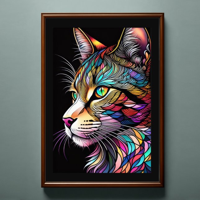 Vattenskärtat glas, Stil Cat 2:3 Poster (Skapare uppladdad)