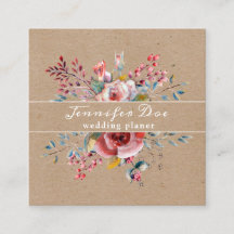 Vattenskärtblommor, Affärskort av