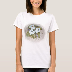 Vattenskärtbukett av vita kallas t shirt