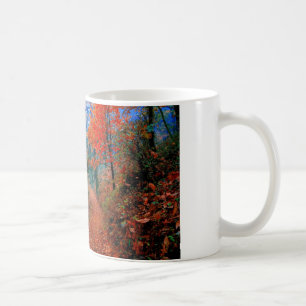 Vattenskärtgåvor för målade skoghösten kaffemugg