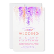 Vattenskärtinbjudningar till Vinstockars lila oran