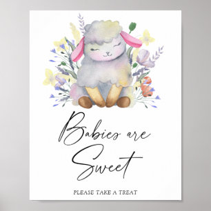 Vattenskärtlamm - spädbarn är sött poster