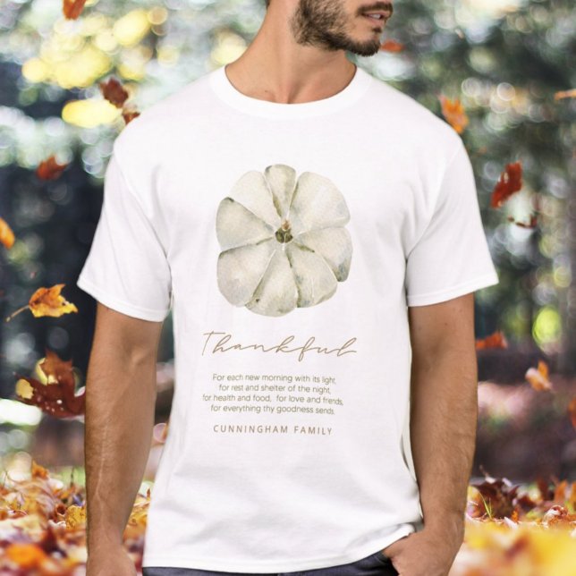 Vattenskärtlig Thanksgiving för höstpumpa T Shirt (Skapare uppladdad)