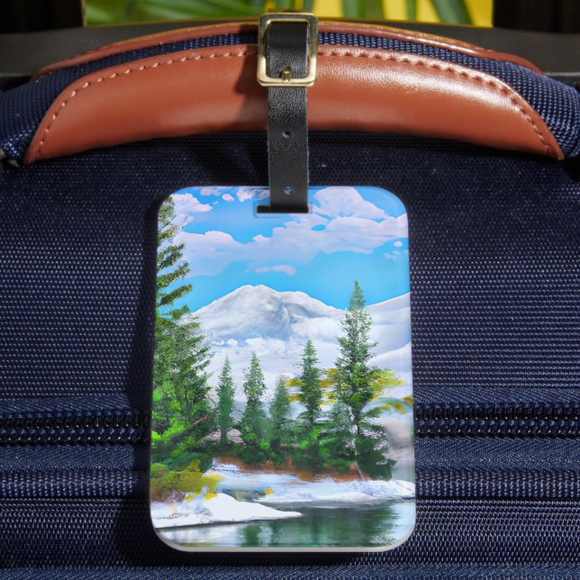 Vattenskärtmålning för vinter-snurrning bagagebricka (Framsida Insitu 2)