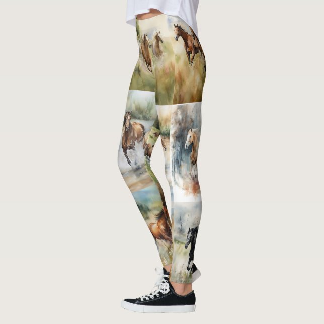 Vattenskärtningar - vackra leggings (Vänster)