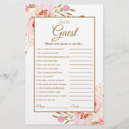 Vattenskärtningsspel för Rosa Guld Ro Möhippa