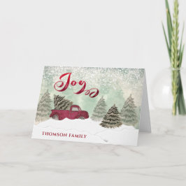 Vattenskärtskassett för röd lastbil Joy-Helgdag Kort