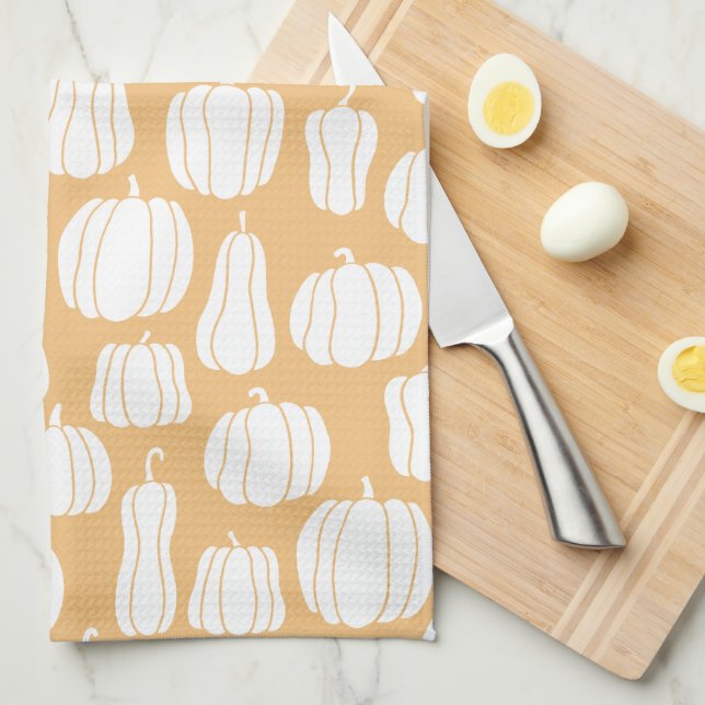 Vattenskärtskläder Pumpkin Patch Kitchen Towel Kökshandduk (Vikt i Fjärdedel)