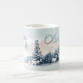 Vattenskärtskläder Vintergetter Kaffemugg