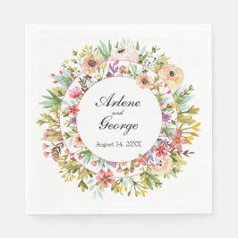 Vattenskärtskockor Bröllop Pappersservett