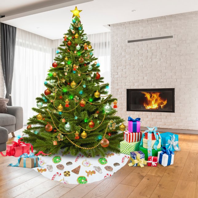 Vattenskärtskockor Julgransmatta Borstad Polyester (Skapare uppladdad)