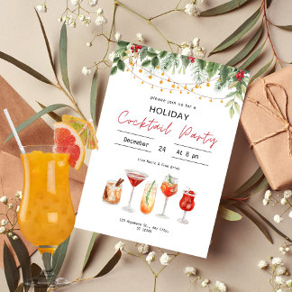 Vattenskärtskockor Julkonjak Inbjudningar