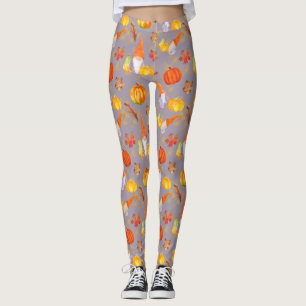 Vattenskärtskockor, pumpa och Löv leggin Leggings
