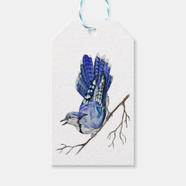 Vattenskärtskog, blåhaj presentetikett