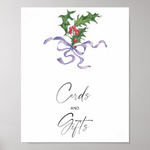 Vattenskärtskort och gåvor Poster