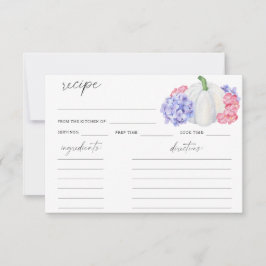 Vattenskärtvit pumpa - receptkort