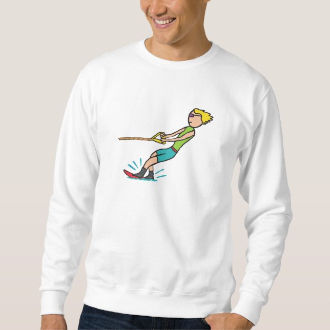 Vattenskidor Lång Ärmad Tröja (Framsida)