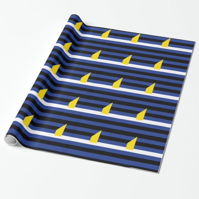 VATTENSKIDSPORTS PRIDFLAGGA PRESENTPAPPER (Utrullad)