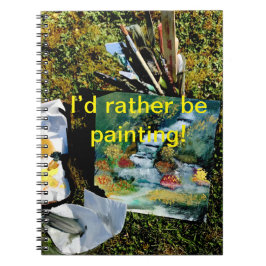 Vattensklackering för backyard anteckningsbok