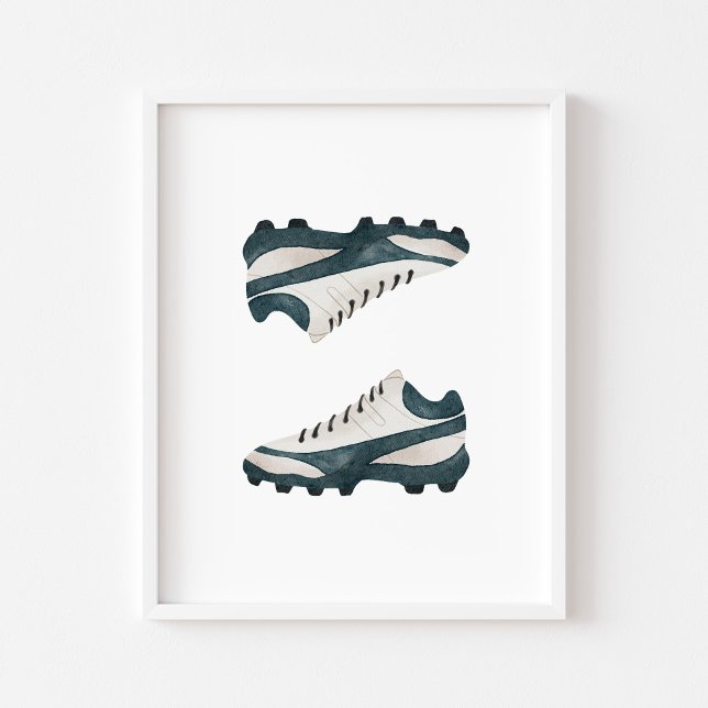 Vattenskor för fotboll poster (Skapare uppladdad)
