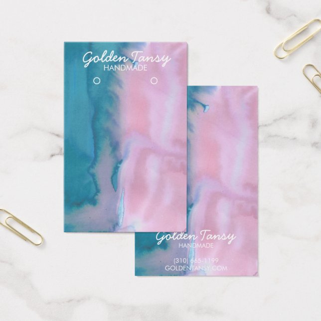 Vattenskort för avläsning av juvelerarkort för Vis Visitkort (Kontor)