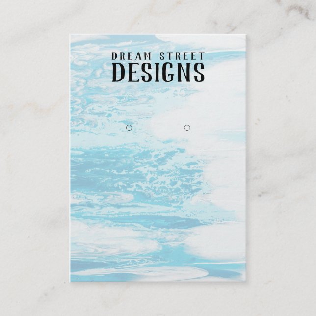 Vattenskort för avläsning av Visning Visitkort (Framsida)