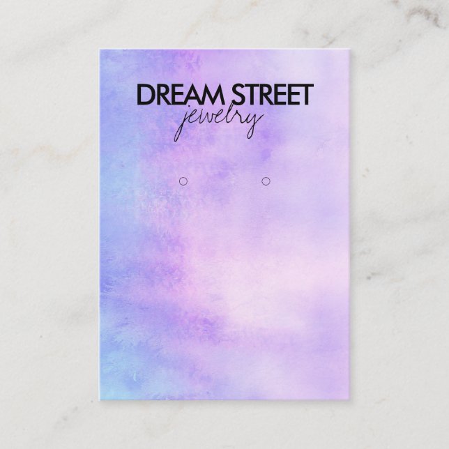 Vattenskort för avläsning av Visning Visitkort (Framsida)