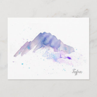 Vattenskort för berg - Tryfan Vykort