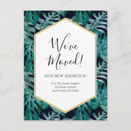 Vattenskort för Flytta av meddelande om tropisk va Vykort