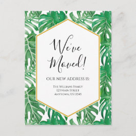 Vattenskort för Flytta av meddelande om tropisk va Vykort