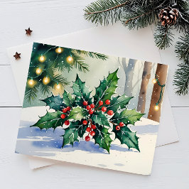 Vattenskort för jultomte i Glad helg