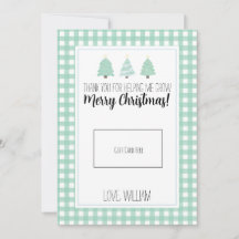 Vattenskort Pastel Träd Lacher julklapp