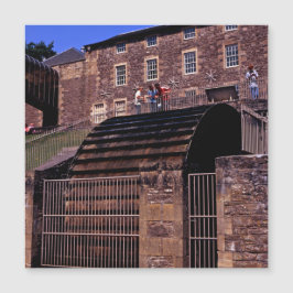 Vattenskort Poster New Lanark Scotland Postcard