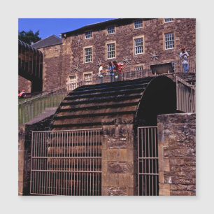 Vattenskort Poster New Lanark Scotland Postcard