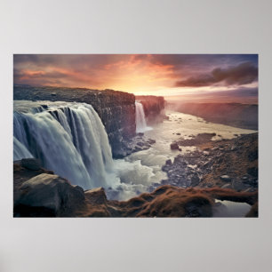 Vattenskött Vackert liggande Poster