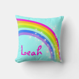 Vattenskudden rosa namn vid Aqua himlar Kudde