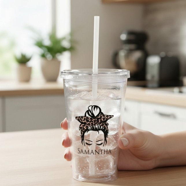 Vattenspårningsflaska med namn take away mugg (Skapare uppladdad)