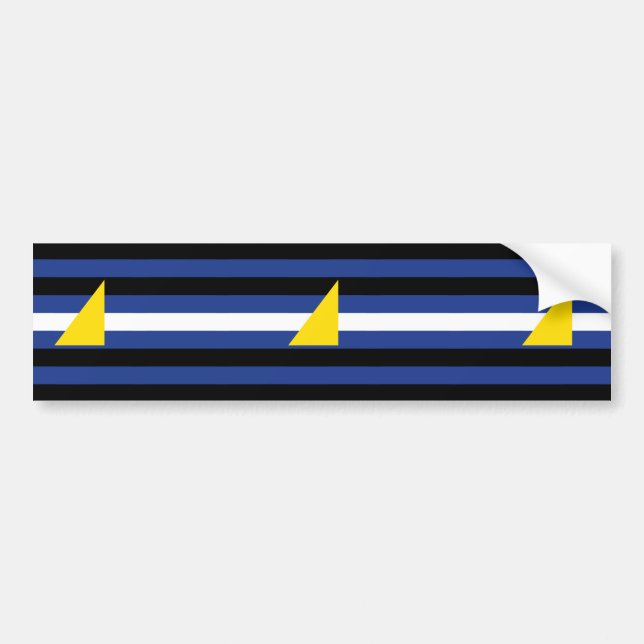 Vattensport Pride Flagga Bildekal (Framsidan)