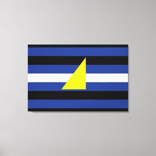 Vattensport Pride Flagga Canvastryck (Framsida)