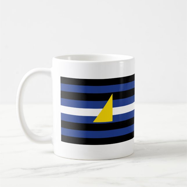 Vattensport Pride Flagga Kaffemugg (Vänster)