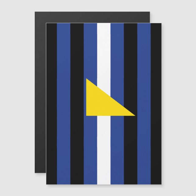 Vattensport Pride Flagga Magnetisk Inbjudningskort (Fram/baksida)