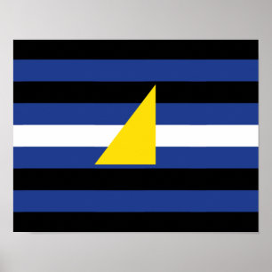 Vattensport Pride Flagga Poster